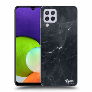 Maskica za Samsung Galaxy A22 A225F 4G - Black marble