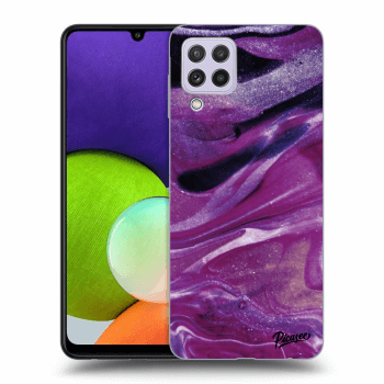 Maskica za Samsung Galaxy A22 A225F - Purple glitter
