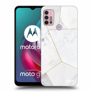 Maskica za Motorola Moto G30 - White tile
