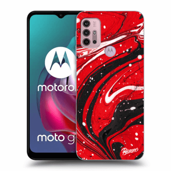 Maskica za Motorola Moto G30 - Red black