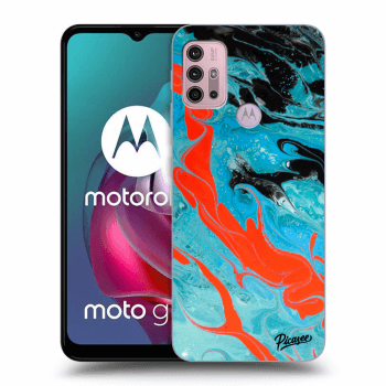 Picasee ULTIMATE CASE za Motorola Moto G30 - Blue Magma