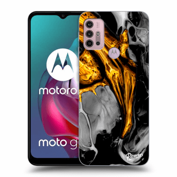 Maskica za Motorola Moto G30 - Black Gold