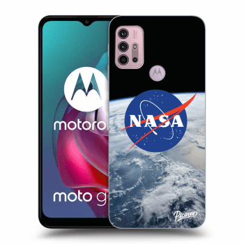 Picasee crna silikonska maskica za Motorola Moto G30 - Nasa Earth