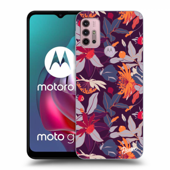 Maskica za Motorola Moto G30 - Purple Leaf