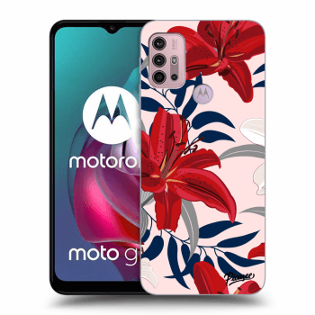 Maskica za Motorola Moto G30 - Red Lily