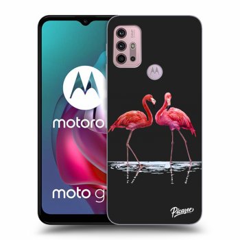 Maskica za Motorola Moto G30 - Flamingos couple