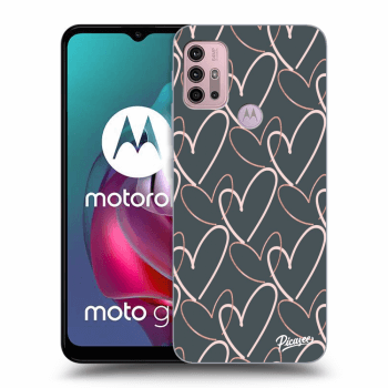 Maskica za Motorola Moto G30 - Lots of love