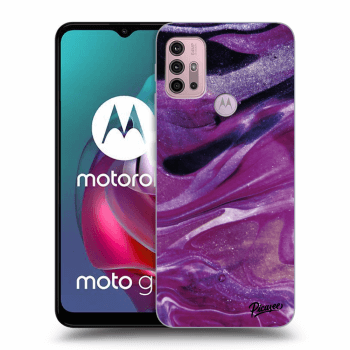 Maskica za Motorola Moto G30 - Purple glitter