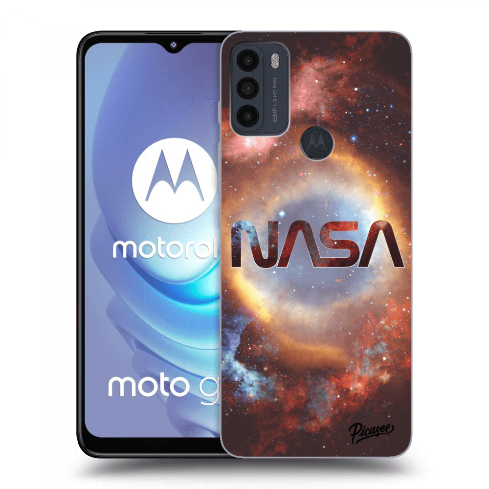 Picasee crna silikonska maskica za Motorola Moto G50 - Nebula