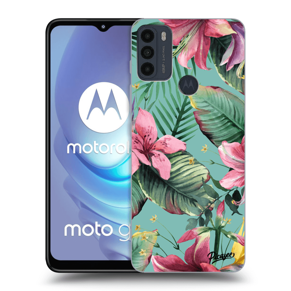 Picasee crna silikonska maskica za Motorola Moto G50 - Hawaii