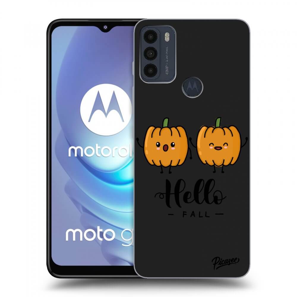 Picasee crna silikonska maskica za Motorola Moto G50 - Hallo Fall
