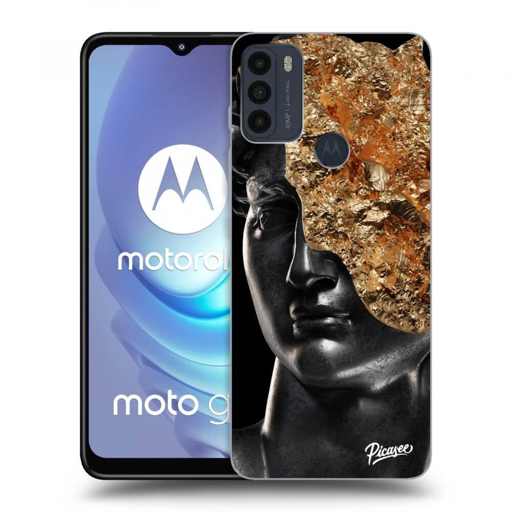 Picasee crna silikonska maskica za Motorola Moto G50 - Holigger