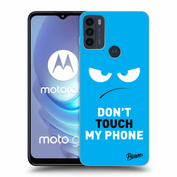 Maskica za Motorola Moto G50 - Angry Eyes - Blue