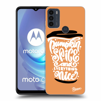 Maskica za Motorola Moto G50 - Pumpkin coffee