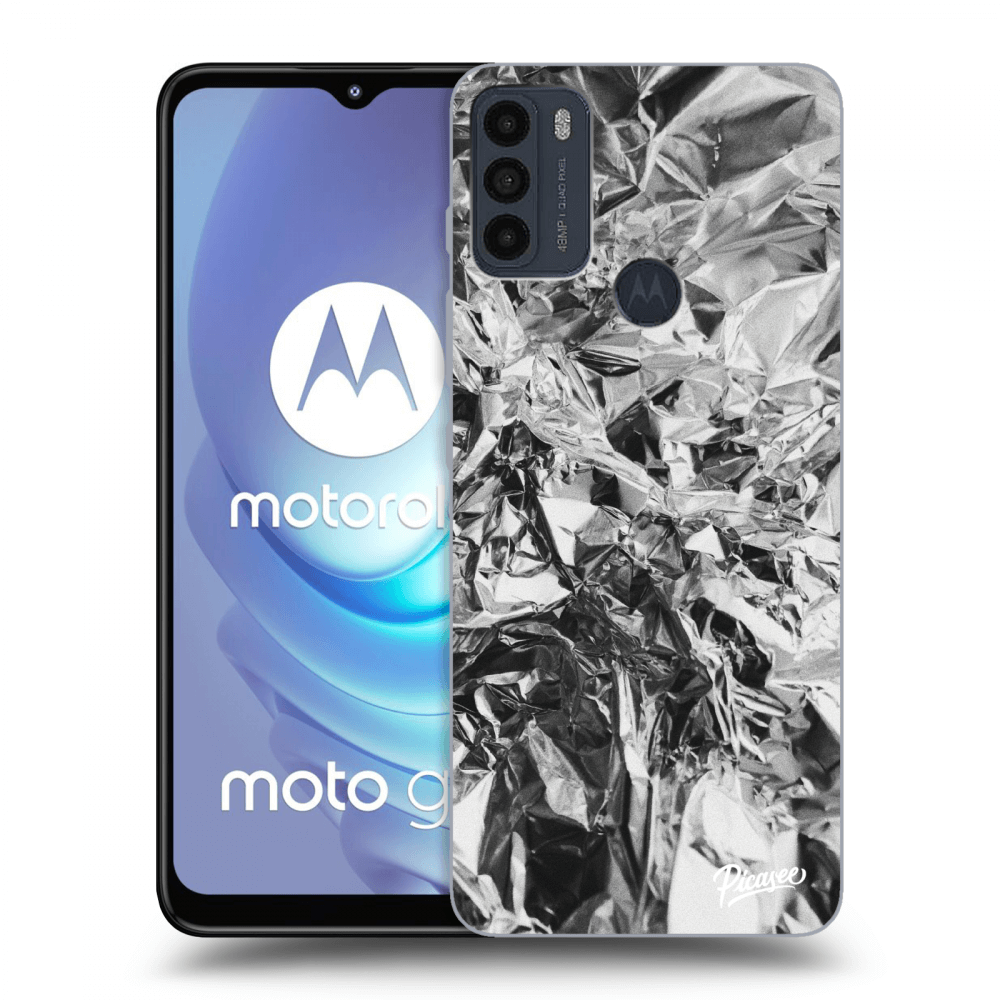 Picasee crna silikonska maskica za Motorola Moto G50 - Chrome
