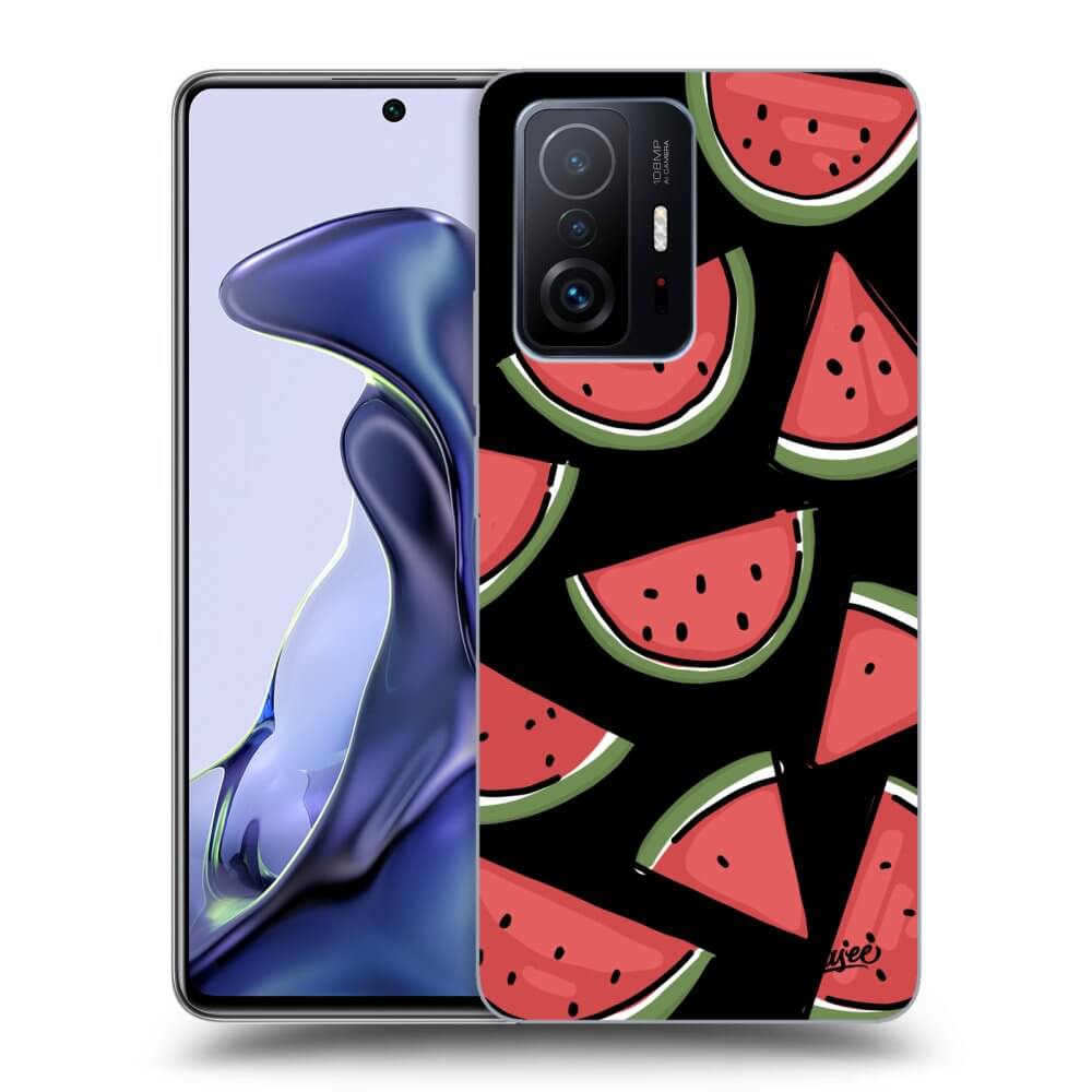 Picasee crna silikonska maskica za Xiaomi 11T - Melone