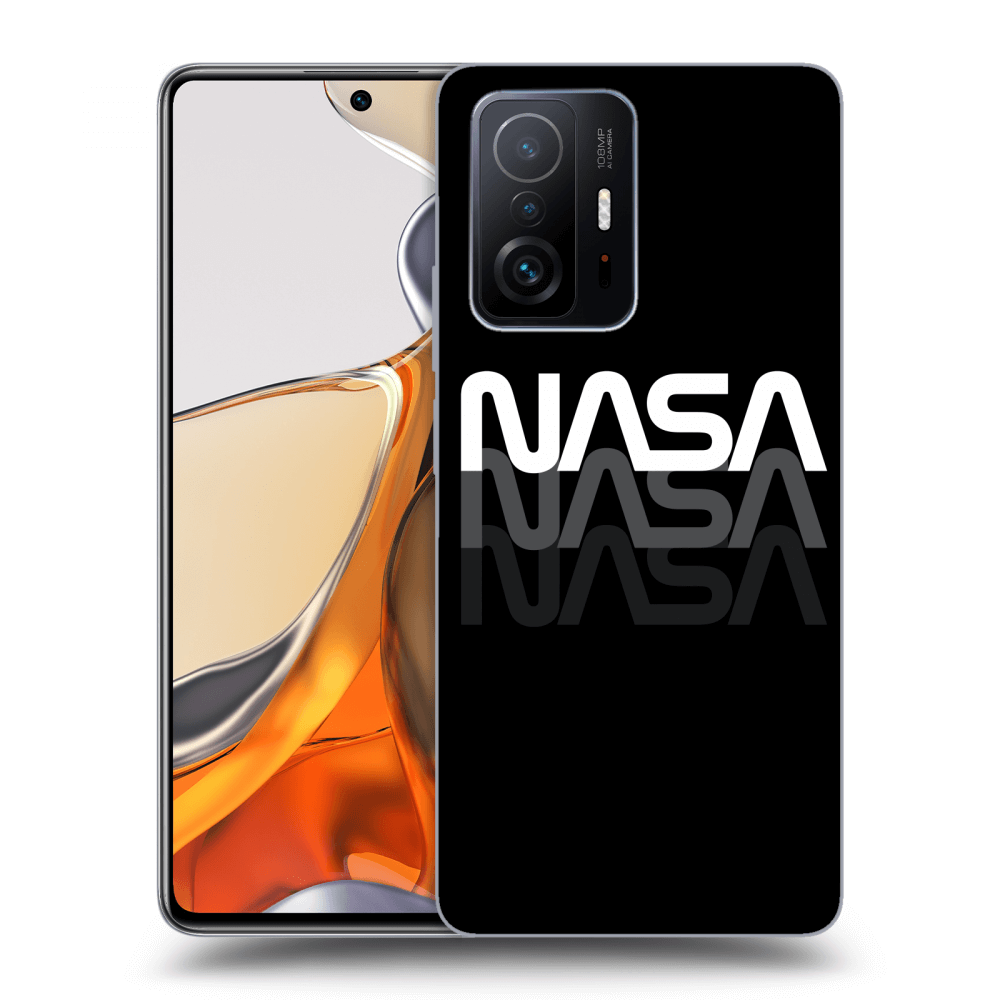 Picasee crna silikonska maskica za Xiaomi 11T Pro - NASA Triple