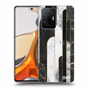 Maskica za Xiaomi 11T Pro - Black & White tile