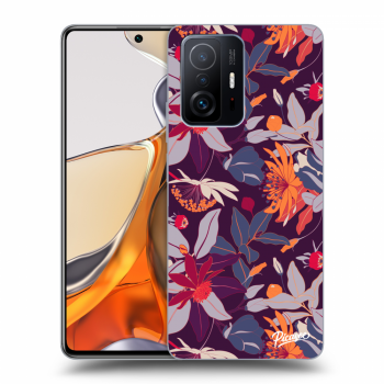 Picasee ULTIMATE CASE za Xiaomi 11T Pro - Purple Leaf