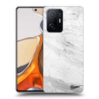 Picasee silikonska prozirna maskica za Xiaomi 11T Pro - White marble