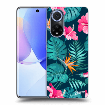 Picasee silikonska prozirna maskica za Huawei Nova 9 - Pink Monstera