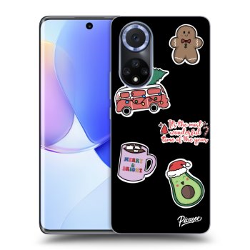 Maskica za Huawei Nova 9 - Christmas Stickers