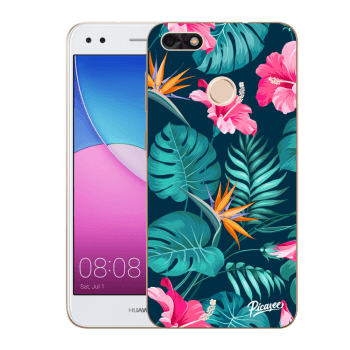 Maskica za Huawei P9 Lite Mini - Pink Monstera