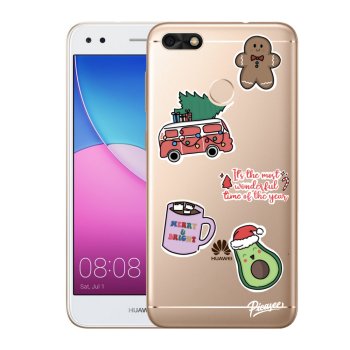 Maskica za Huawei P9 Lite Mini - Christmas Stickers