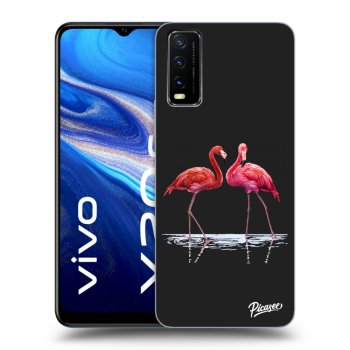 Maskica za Vivo Y20s - Flamingos couple