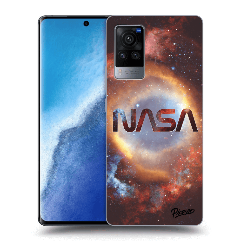 Picasee crna silikonska maskica za Vivo X60 Pro 5G - Nebula