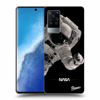 Picasee crna silikonska maskica za Vivo X60 Pro 5G - Astronaut Big