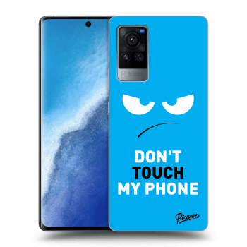 Maskica za Vivo X60 Pro 5G - Angry Eyes - Blue