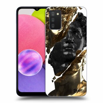 Maskica za Samsung Galaxy A03s A037G - Gold - Black