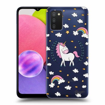 Maskica za Samsung Galaxy A03s A037G - Unicorn star heaven