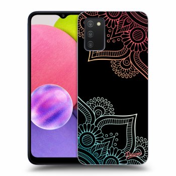 Maskica za Samsung Galaxy A03s A037G - Flowers pattern