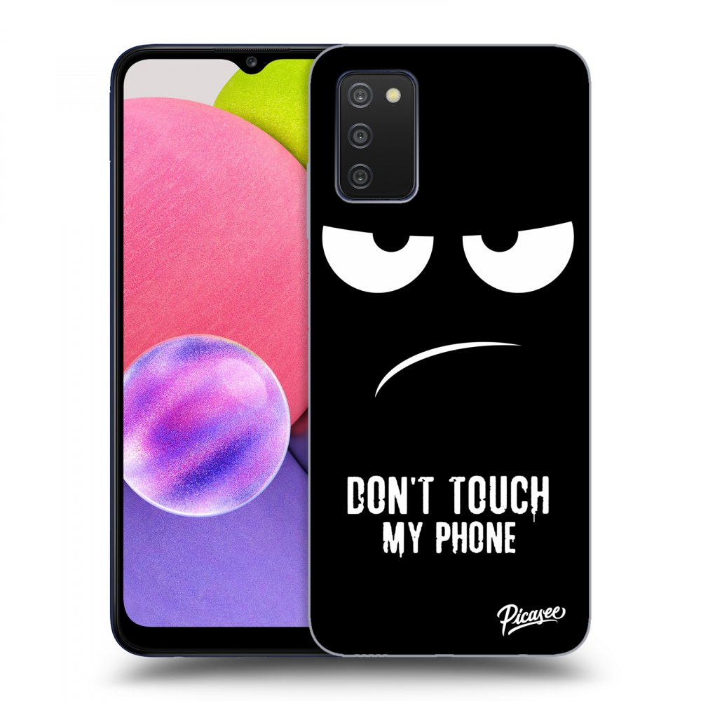 Picasee ULTIMATE CASE za Samsung Galaxy A03s A037G - Don't Touch My Phone