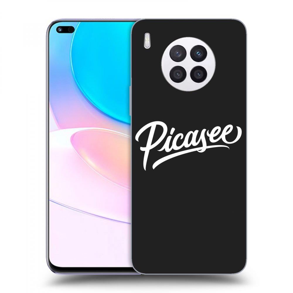 Picasee crna silikonska maskica za Huawei Nova 8i - Picasee - White