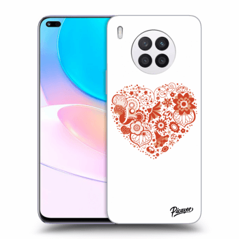 Picasee silikonska prozirna maskica za Huawei Nova 8i - Big heart