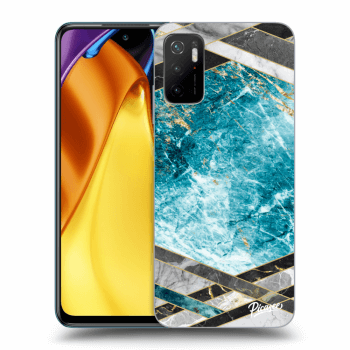 Maskica za Xiaomi Poco M3 Pro 5G - Blue geometry