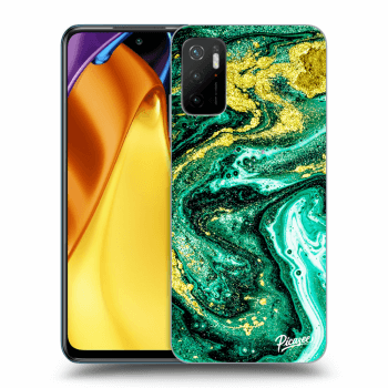 Maskica za Xiaomi Poco M3 Pro 5G - Green Gold