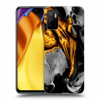 Maskica za Xiaomi Poco M3 Pro 5G - Black Gold