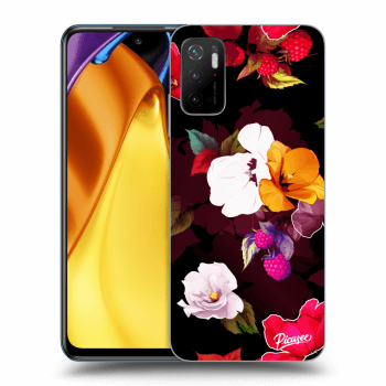 Maskica za Xiaomi Poco M3 Pro 5G - Flowers and Berries