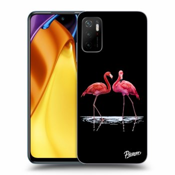 Maskica za Xiaomi Poco M3 Pro 5G - Flamingos couple