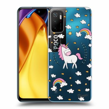 Picasee silikonska prozirna maskica za Xiaomi Poco M3 Pro 5G - Unicorn star heaven