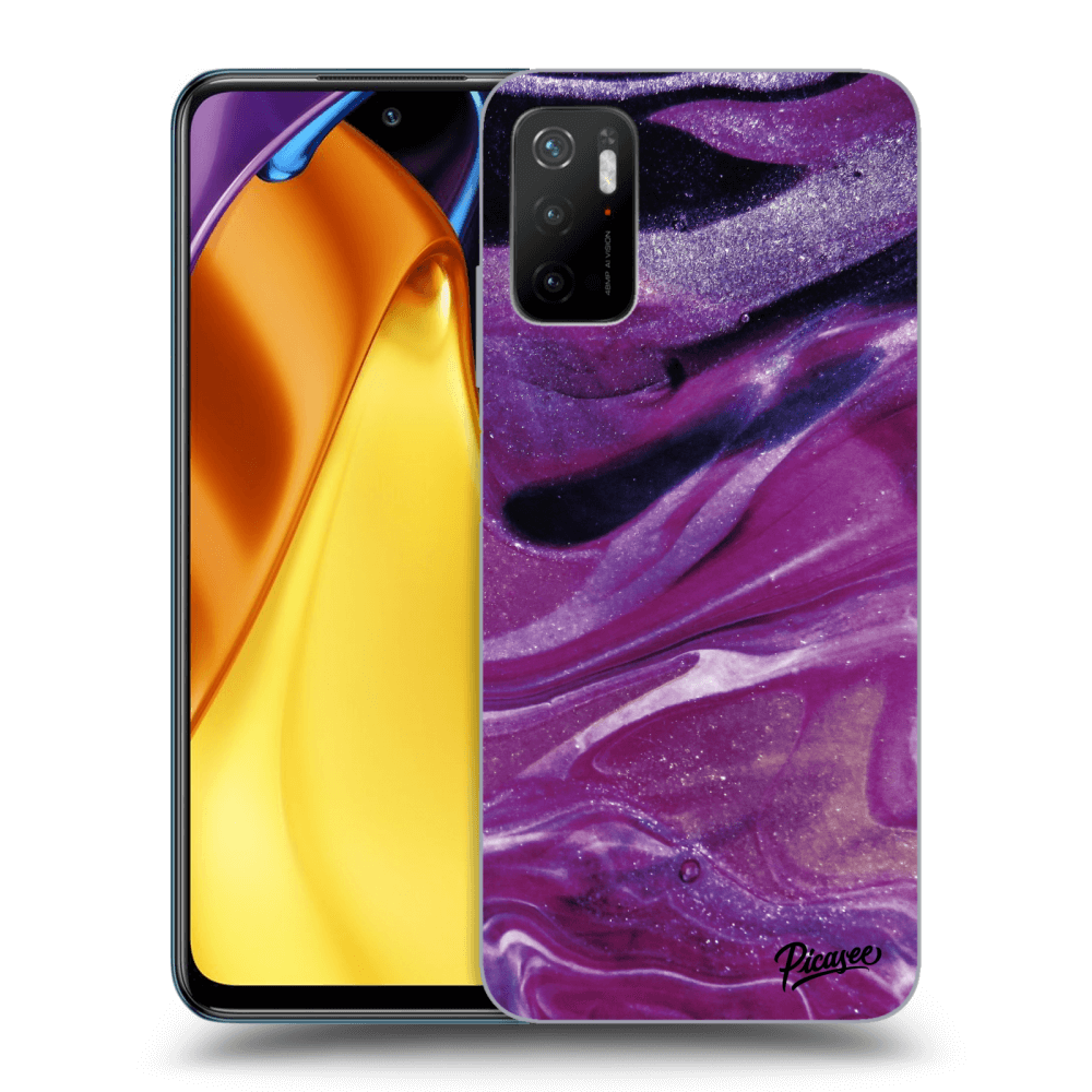 Picasee ULTIMATE CASE za Xiaomi Poco M3 Pro 5G - Purple glitter