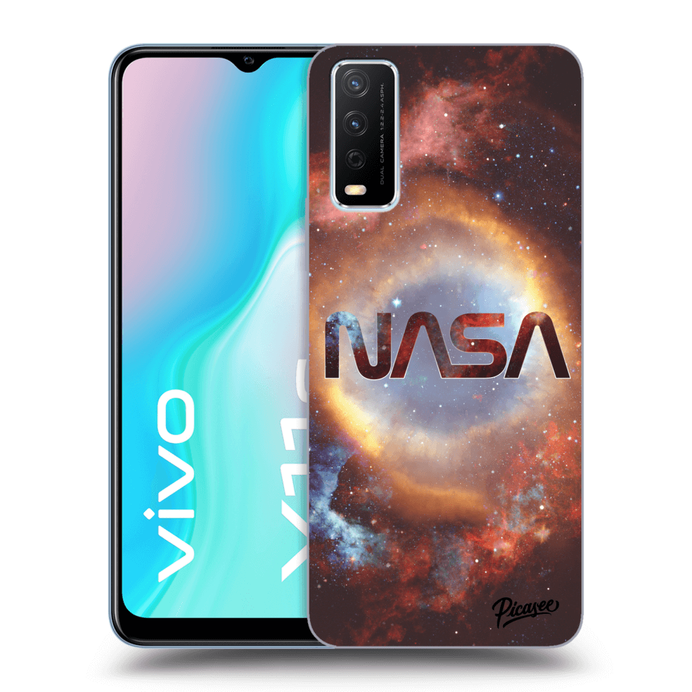 Picasee silikonska prozirna maskica za Vivo Y11s - Nebula