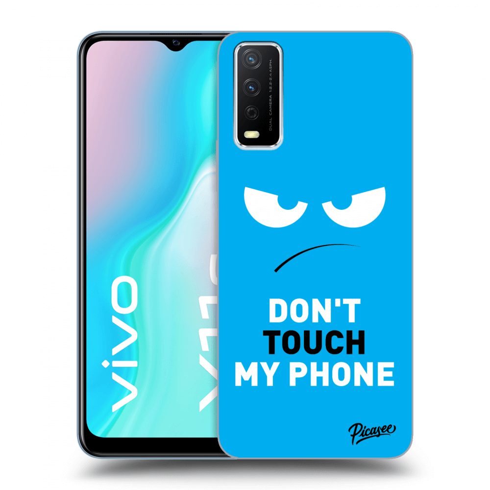 Picasee ULTIMATE CASE za Vivo Y11s - Angry Eyes - Blue