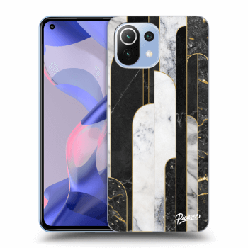 Maskica za Xiaomi 11 Lite 5G NE - Black & White tile