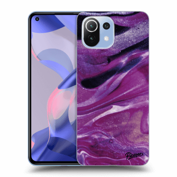 Maskica za Xiaomi 11 Lite 5G NE - Purple glitter