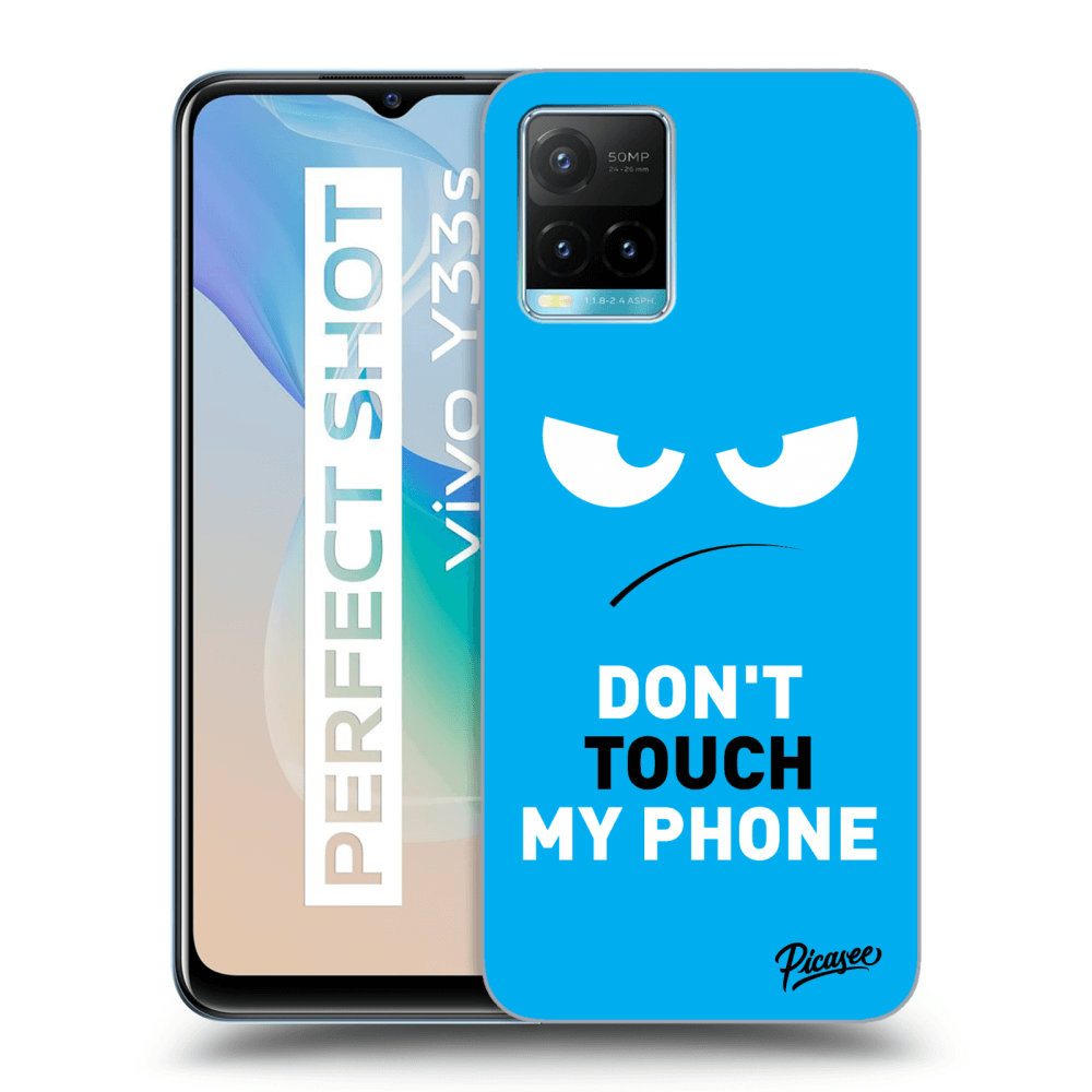 Picasee ULTIMATE CASE za Vivo Y33s - Angry Eyes - Blue